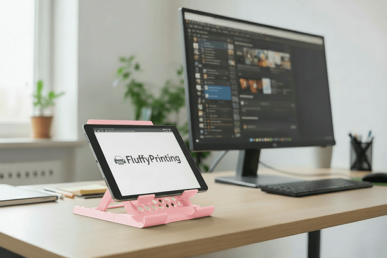 Tablet Stand – Low-Profile, Sturdy & Desk-Ready