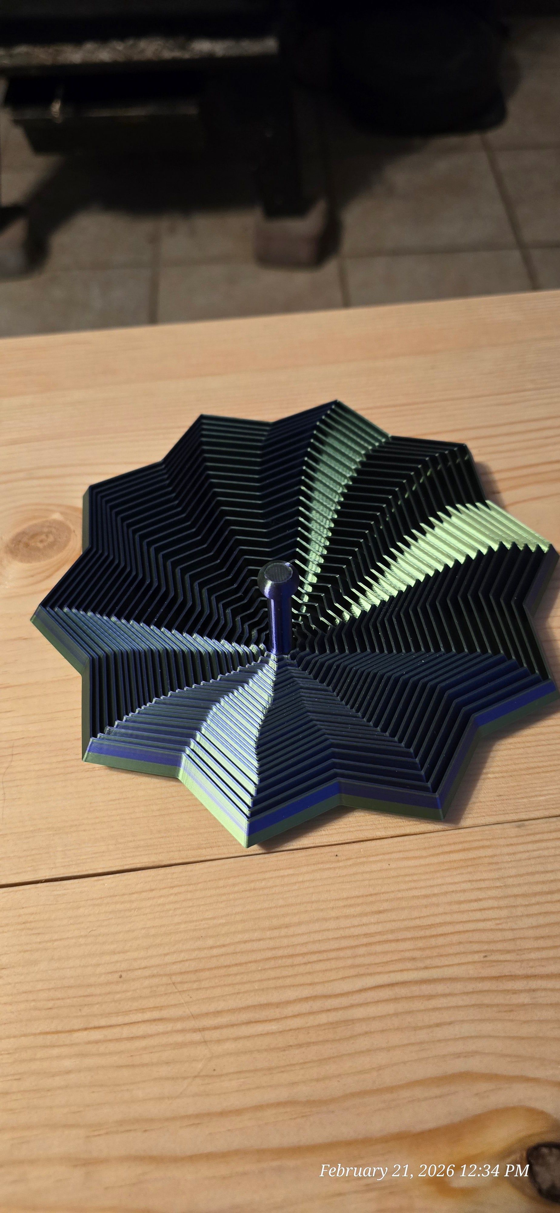 Fidget Multi-Point Star with Short Handle