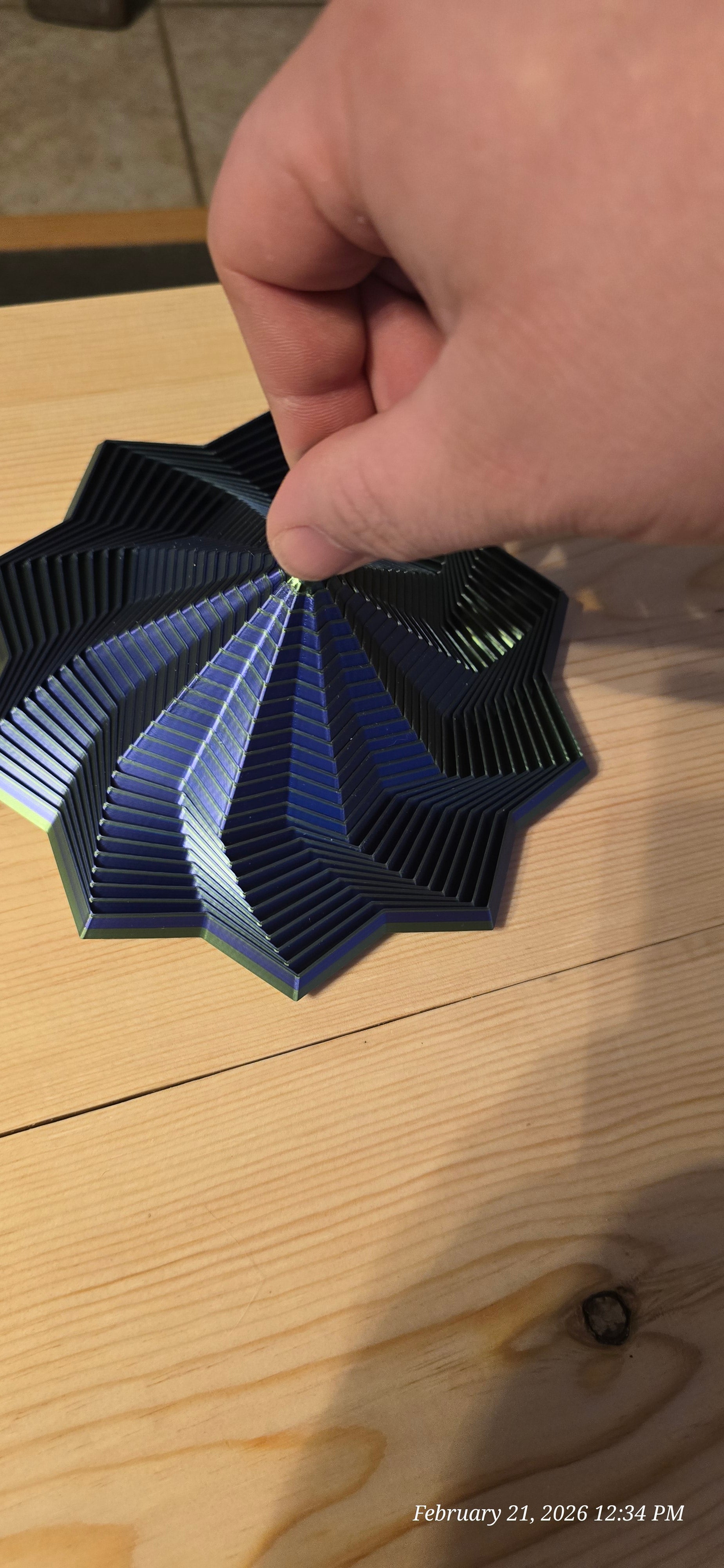 Fidget Multi-Point Star with Short Handle