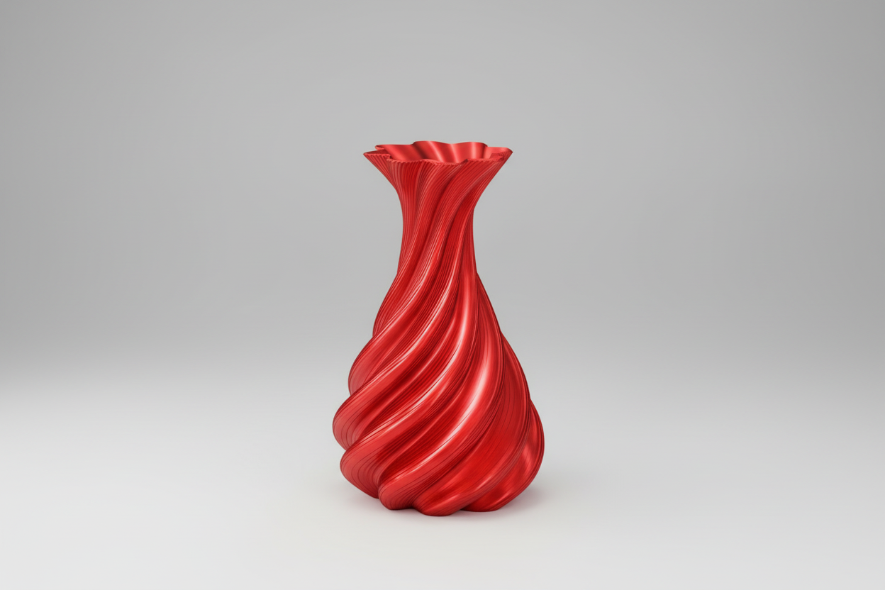 Modern Twisted Spiral Vase