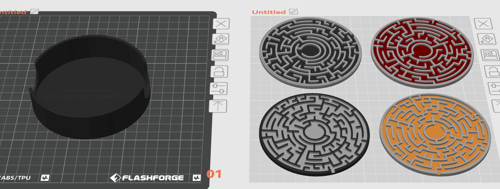 Premium 4-Coaster Set with Holder