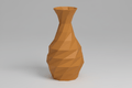 Modern Sculptural Silk Vase